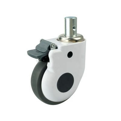 Steel Housing Material Rubber Casters for Heavy-Duty Applications Customizable
