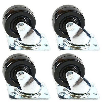 600KG Loaded Capacity Nylon Casters 65mm Wheel Size Plate Mounting Type Heavy Duty Durable Wheels Ideal for Industrial Equipment