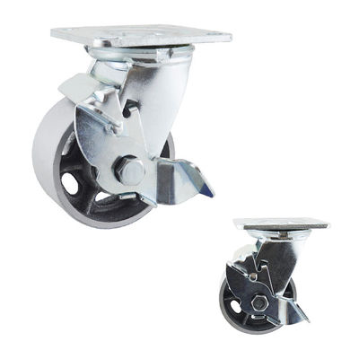 4 Inch 200kg Capacity Swivel Heavy Duty Furniture Castors With Roller Bearing