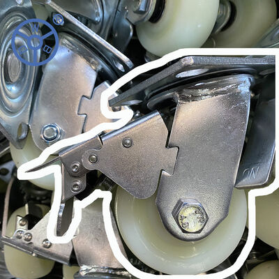 Rubber Wheel Type Ball Casters for Furniture Including Ball Bearing Ensuring Noise Reduction and Floor Protection in Hospitality Industry