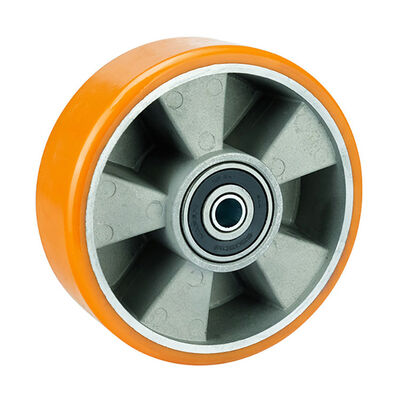 350 KG Kapazität Nylon-Räder 65mm Solid Core Wheel Dauerhafte industrielle Räderräder für Maschinen- und Gerätebewegung