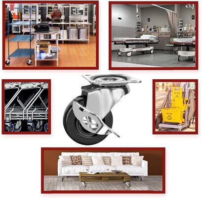 Solid-Core-Radrollen, die für die Möbelkompatibilität ausgelegt sind und eine langlebige Leistung und eine einfache Manövrierbarkeit bieten