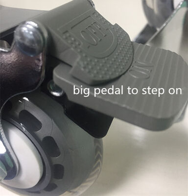 5 Zoll Gesamthöhe Polyurethan-Rollen Schwerlast-Industriequalität Räder für Wagen, Maschinen und Geräte