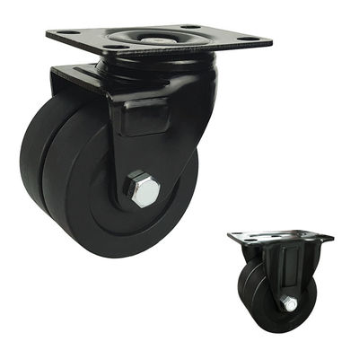 Schwarzes 200kg, das Nylongießmaschinen 3inch mit Gleitlager lädt